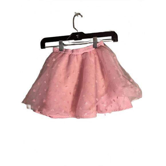Janie and Jack Other - Janie and Jack Adorable Pink Heart Print Tulle Skirt Size 3T